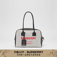 BURBERRY 中号棉质帆布半立方包 80368531