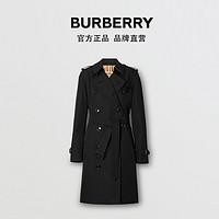 BURBERRY 肯辛顿版型中长款Trench风衣 80171541（2、黑色）