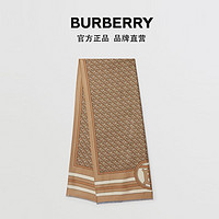 BURBERRY 双面专属标识印花丝巾 80396191