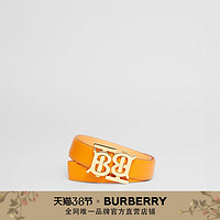 BURBERRY 双专属标识皮革腰带 80398711（深橘色）