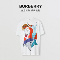 BURBERRY 印花轻薄棉质平织 T 恤衫 45676141