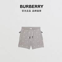 BURBERRY童装 星辰拼专属标识印花短裤 80385171（灰色、10Y ）