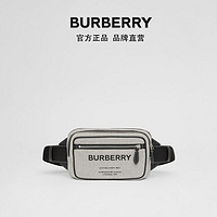 BURBERRY Horseferry 印花棉质帆布腰包80389021（黑色）