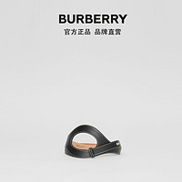 BURBERRY 女士 镂空细节缉明线皮革腰带 80395731