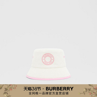 BURBERRY 徽标图案棉质帆布渔夫帽 80381661