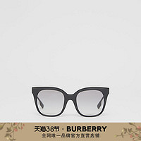 BURBERRY 蝴蝶框太阳眼镜 40815191（黑色）