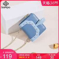 真皮迷你小包包2020新款原创流苏多卡位头层牛皮钱包链条斜挎包女
