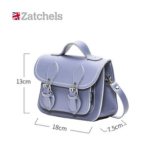 Zatchels2020mini经典微型剑桥包女莫兰迪真皮手提邮差包英国复古