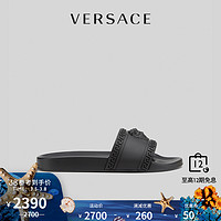 VERSACE/范思哲Palazzo男士拖鞋DSU5883-DGO9G（42、黑色）