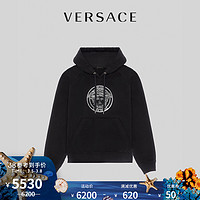 VERSACE/范思哲美杜莎刺绣男士卫衣连帽衫A87475-A229724（2XL、黑色）