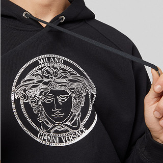 VERSACE/范思哲美杜莎刺绣男士卫衣连帽衫A87475-A229724（2XL、黑色）