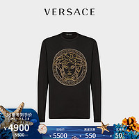 VERSACE/范思哲男士长袖T恤A77990-A201952（M、黑色）