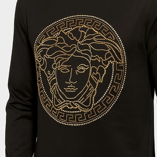 VERSACE/范思哲男士长袖T恤A77990-A201952（3XL、黑色）