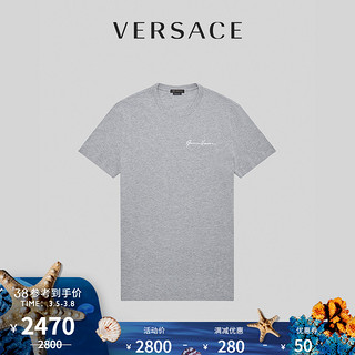 VERSACE/范思哲GV Signature刺绣男士T恤A84828-A228806（S、A2024）