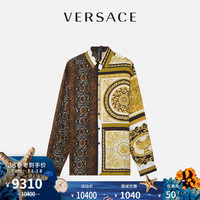 VERSACE/范思哲早春新品男士拼接巴洛克长袖衬衫A84050-1F00662（38、5N030）