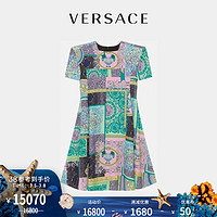 VERSACE/范思哲早春新品拼接巴洛克女士连衣裙A88370-1F00518（40、5X000）