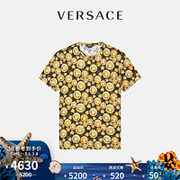 VERSACE/范思哲Barocco图案男士T恤A77276-1F00676（S、5B000）