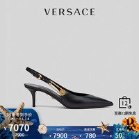 VERSACE/范思哲安全别针女士中跟鞋DST208H-DVT2P（40、黑色）