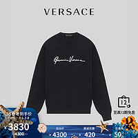 VERSACE/范思哲GV Signature男士毛衣A85006-A232493（44、黑色）