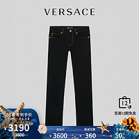 VERSACE/范思哲修身版牛仔裤A83289-A228580（36、黑色）