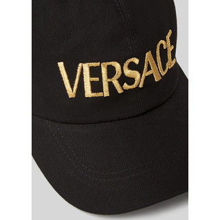 VERSACE/范思哲刺绣Logo棒球帽ICAP006-A234764（58、A4007-黑色）