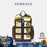 VERSACE/范思哲Bondage Barocco Mosaic印花双肩包DFZ8474-DNYST6