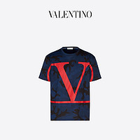 VALENTINO/华伦天奴  男士 VLogo Signature 印纹迷彩T恤男装