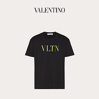 Valentino/华伦天奴 男士 VLTN 印花T恤（XS、黑色）