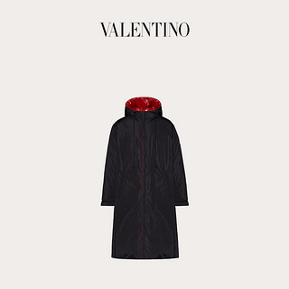 Valentino/华伦天奴 男士黑色 VLTN TAG 双面羽绒服（46、黑色）