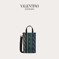 VALENTINO GARAVANI/华伦天奴 VLTN TIMES 迷你尼龙托托特包（黑色）