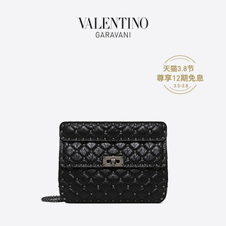 VALENTINO GARAVANI/华伦天奴 女士ROCKSTUD SPIKE 中号羊皮手袋