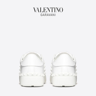 VALENTINO GARAVANI/华伦天奴ROCKSTUD UNTITLED牛皮运动鞋小白鞋