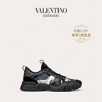 VALENTINO GARAVANI/华伦天奴 男士 Rockrunner Plus 迷彩运动鞋（39.5、黑色）