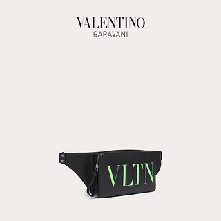 VALENTINO GARAVANI/华伦天奴 男士 黑色 VLTN 皮革腰包