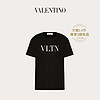 Valentino/华伦天奴女士 黑色 VLTN 印纹 T 恤