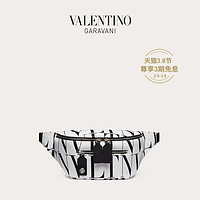 VALENTINO GARAVANI/华伦天奴 男士 白色VLTN TIMES 尼龙腰包（白色）