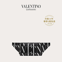 VALENTINO GARAVANI/华伦天奴 男士 黑色 VLTN TIMES 皮革腰包