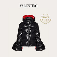 Valentino/华伦天奴女士新品 Duvet Couture 羽绒服（46、黑色）