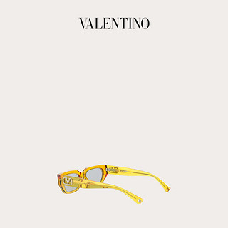 Valentino/华伦天奴女士 VLogo Signature 窄方形醋纤框太阳眼镜