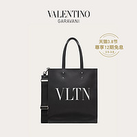 VALENTINO GARAVANI/华伦天奴 男士 黑色 VLTN 皮革托特包