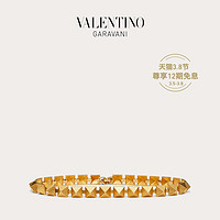 VALENTINO GARAVANI/华伦天奴女士新品金属色Roman Stud 金属腰带（金属色、75cm）