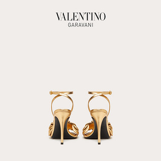 VALENTINO GARAVANI/华伦天奴 Atelier Shoe 03 Rose Edition凉鞋（39.5、金属色）