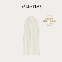 Valentino/华伦天奴女士新品 白色 Cady Couture 披肩式连衣裙（36S、白色）