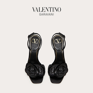 VALENTINO GARAVANI/华伦天奴 Atelier Shoe 03 Rose Edition凉鞋（37、黑色）
