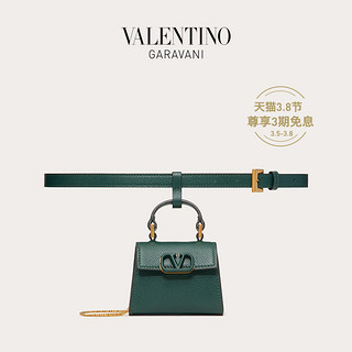 VALENTINO GARAVANI/华伦天奴 VSLING 迷你粒面小牛皮腰带包/腰带