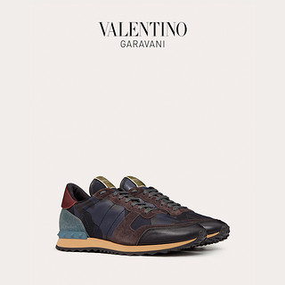 VALENTINO GARAVANI/华伦天奴 ROCKRUNNER CAMOUFLAGE 运动鞋（40、蓝色）