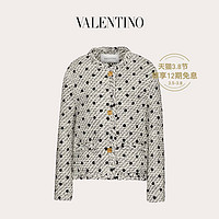 Valentino/华伦天奴女士新品白色毛绒花呢夹克（48、白色）