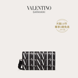 VALENTINO GARAVANI/华伦天奴 男士新品黑色 VLTN TIMES 钱包（黑色）