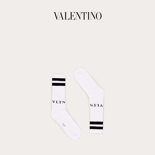 Valentino/华伦天奴男士白色 VLTN 袜子（透明L/X）