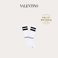 Valentino/华伦天奴男士白色 VLTN 袜子（白色S/M）